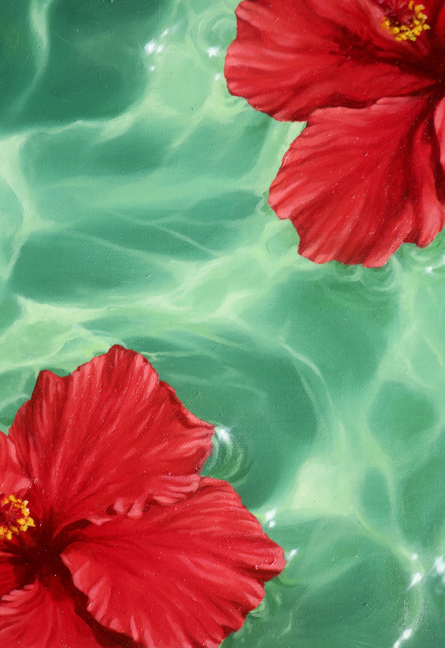 'Hibiscus Dreams III' Original