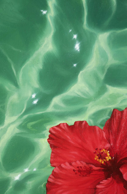 'Hibiscus Dreams III' Original