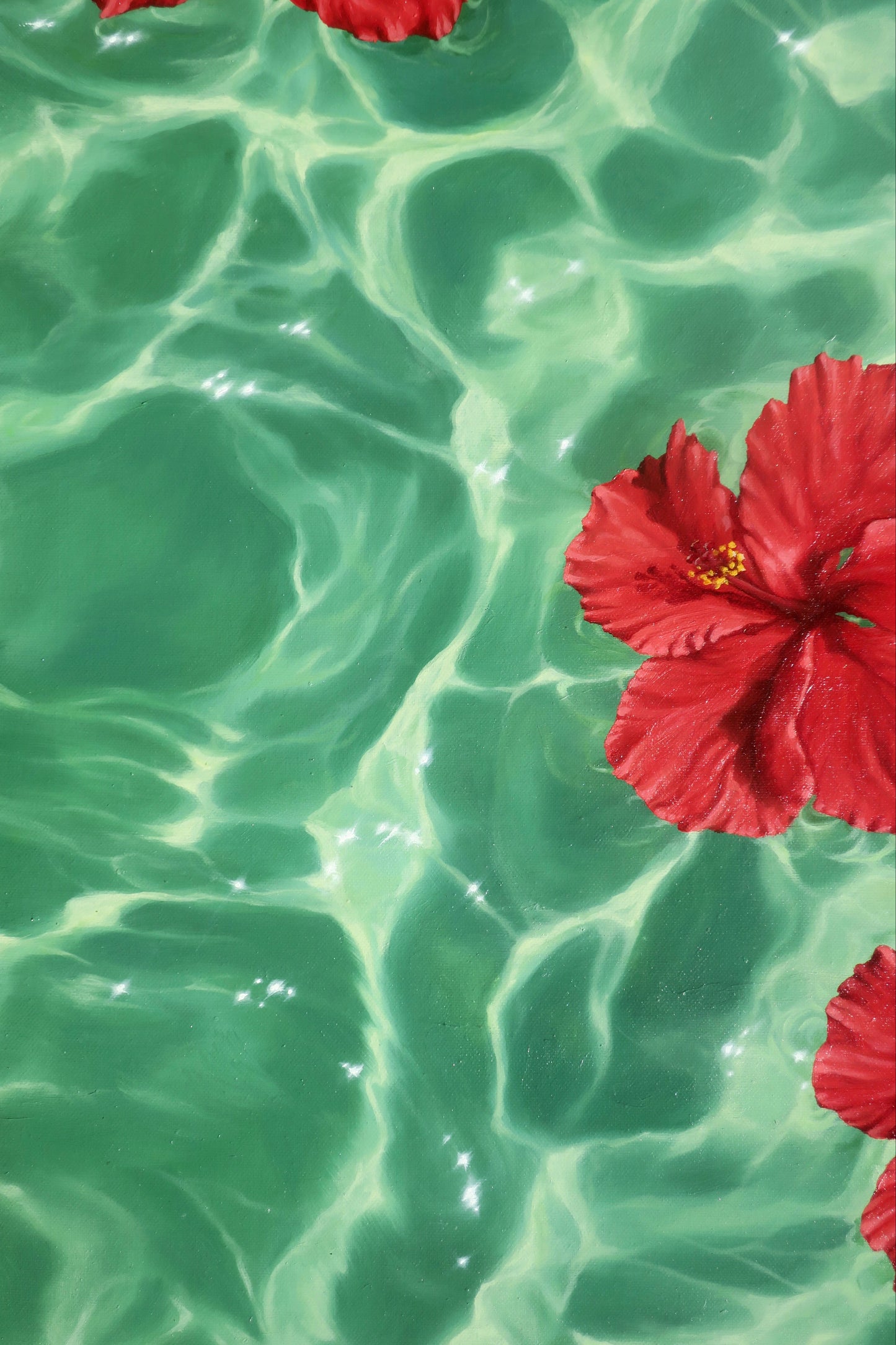 'Hibiscus Dreams III' Original