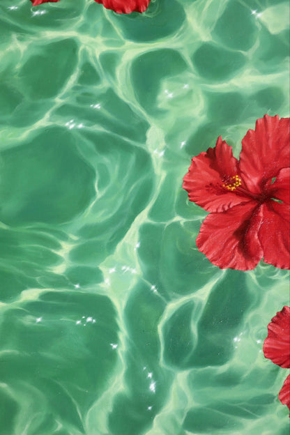 'Hibiscus Dreams III' Original