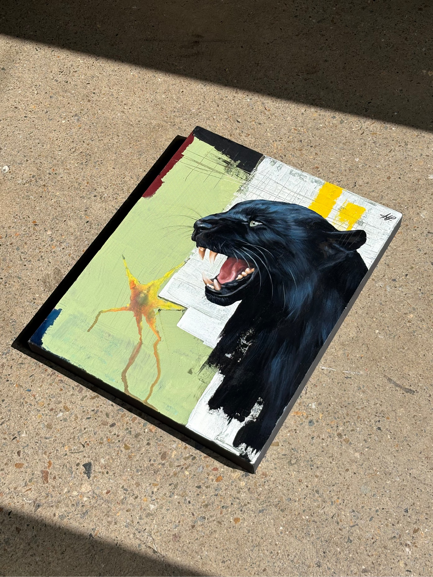 'Fang' Original artwork by Mia Phillips and Ella Tubman