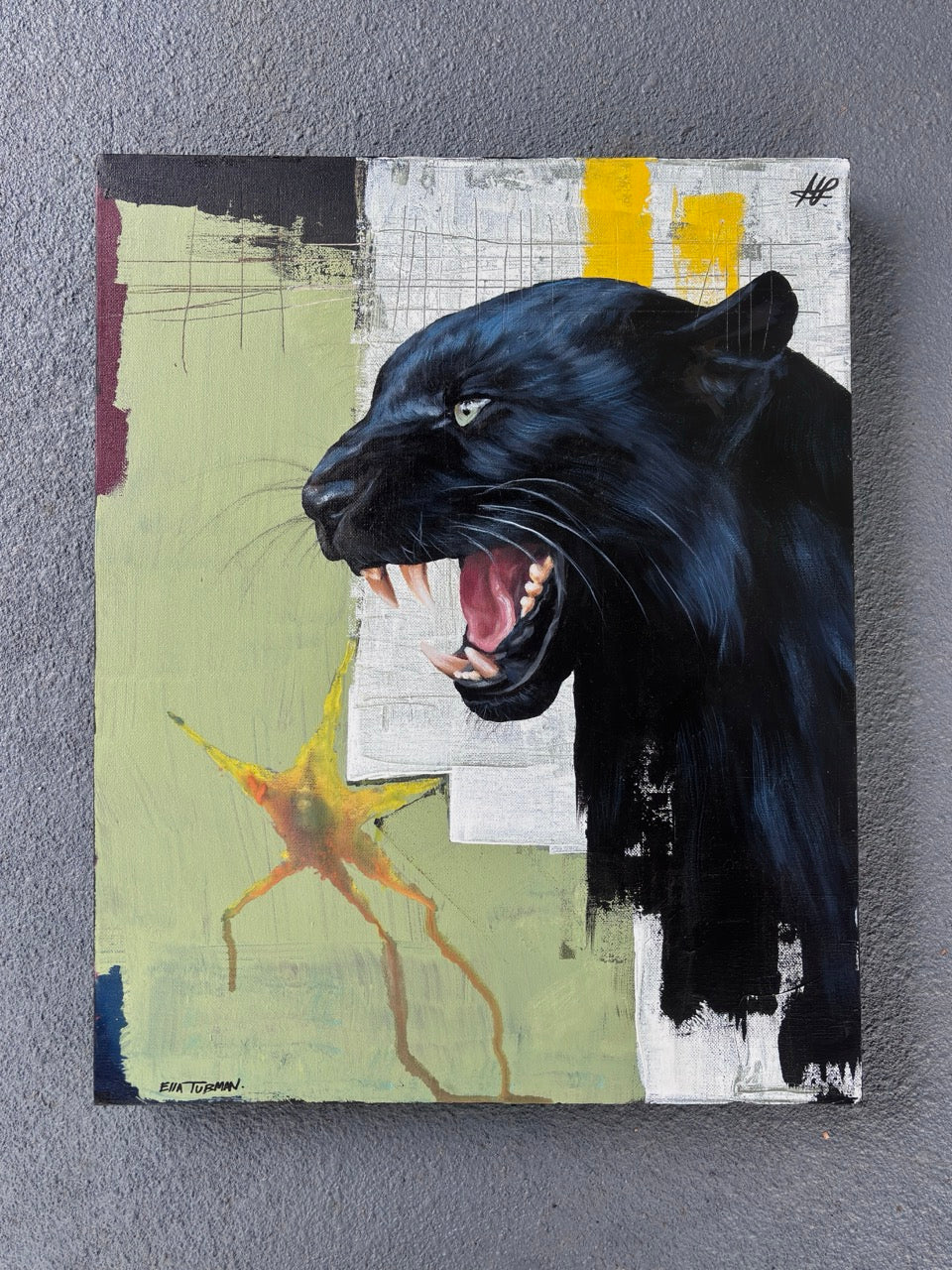 'Fang' Original artwork by Mia Phillips and Ella Tubman