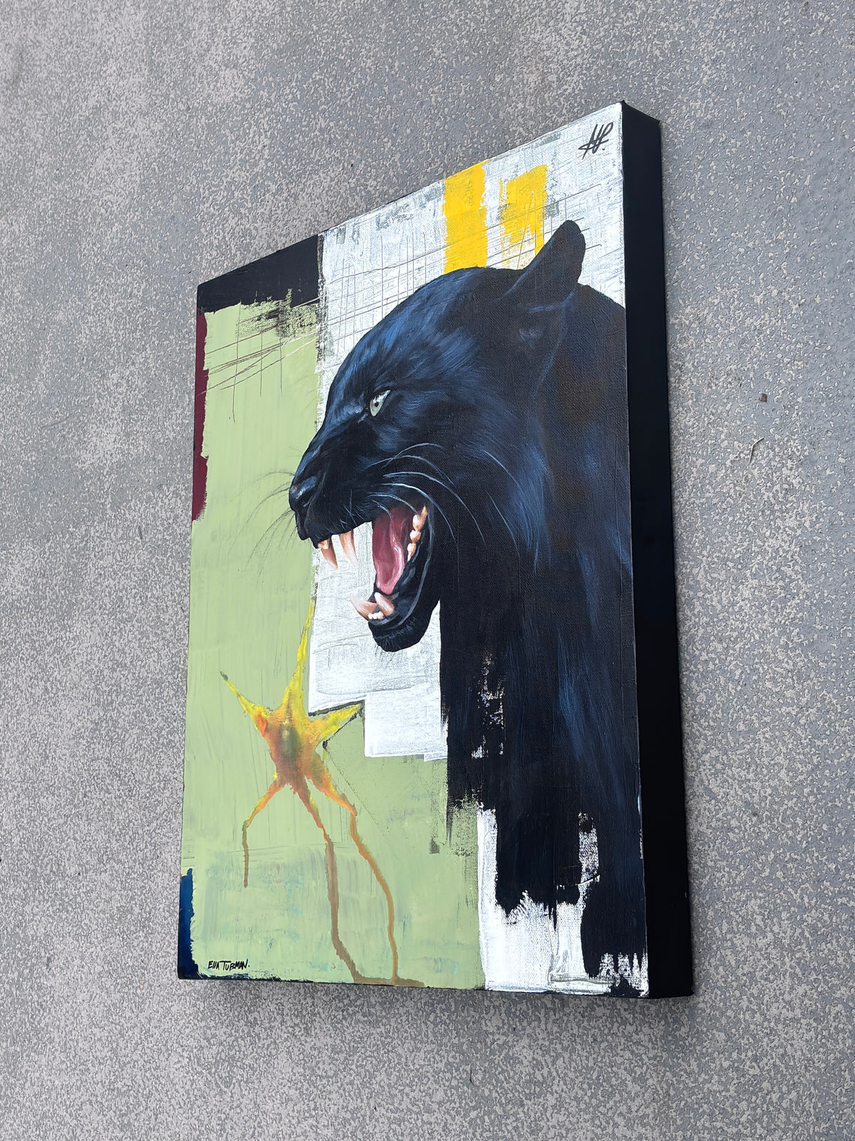 'Fang' Original artwork by Mia Phillips and Ella Tubman
