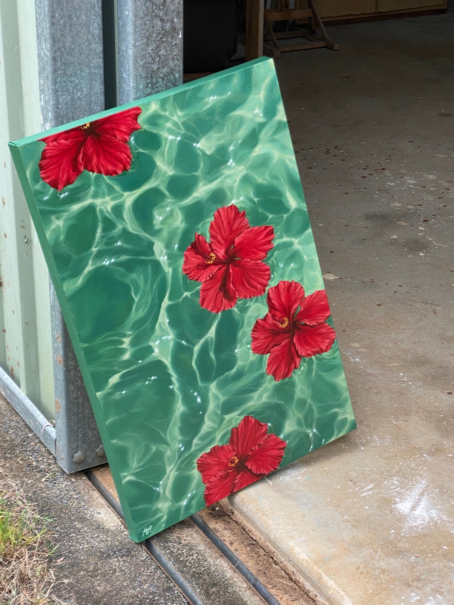 'Hibiscus Dreams III' Original