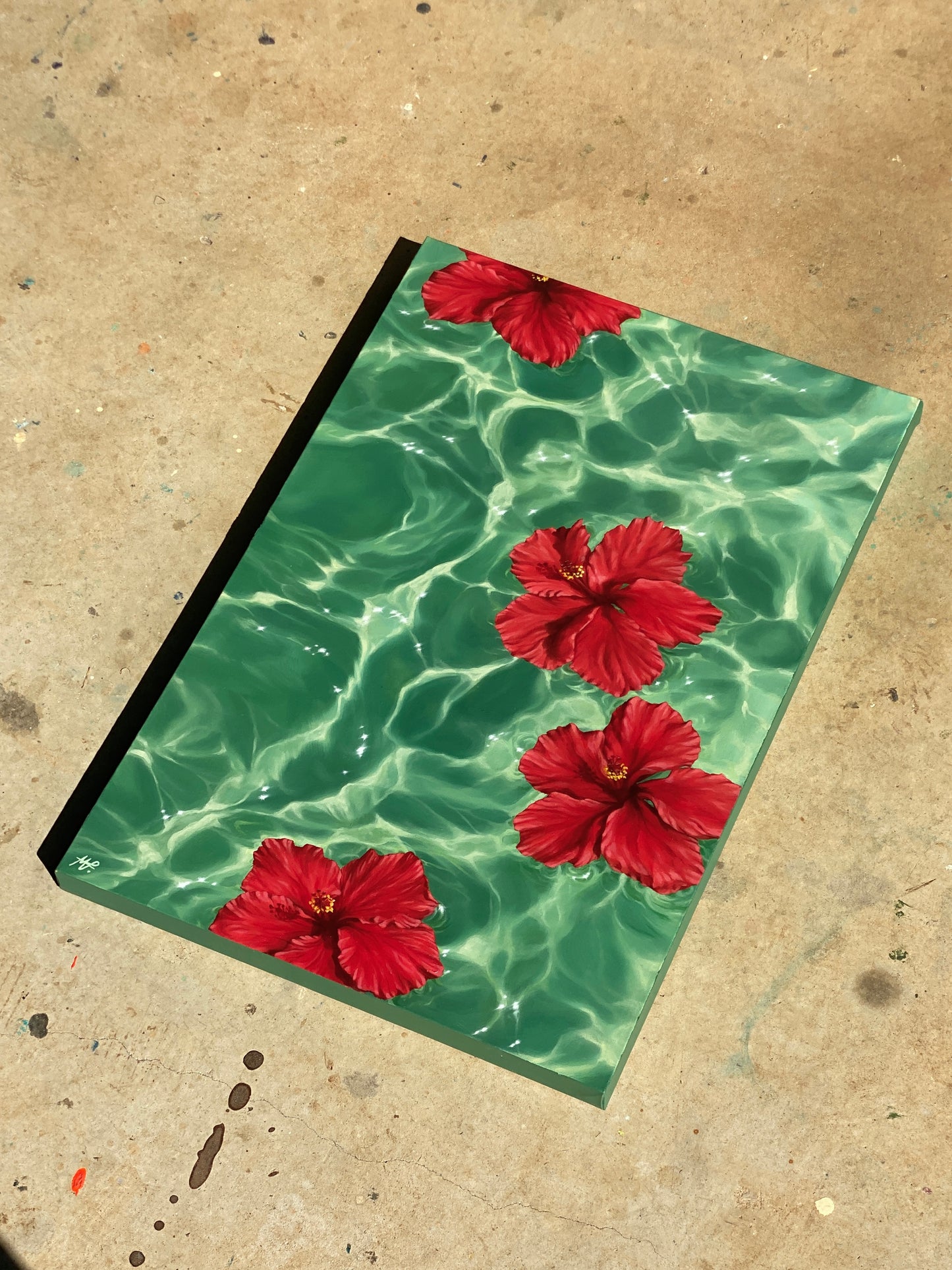 'Hibiscus Dreams III' Original